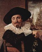 Frans Hals Portrait of Isaak Abrahamsz Massa painting